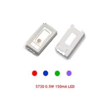 50PCS 5730 0.5 W LED SMD 150MA ROSU / ALBASTRU / VERDE / MOV / VIOLET Lumina SUPER-Luminos Margele