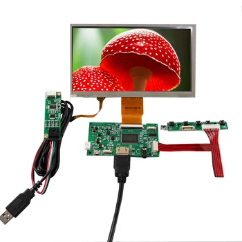 HD MI USB LCD de pe Placa de control 7inch 1024x600 Rezistiv Senzor Tactil IPS LCD