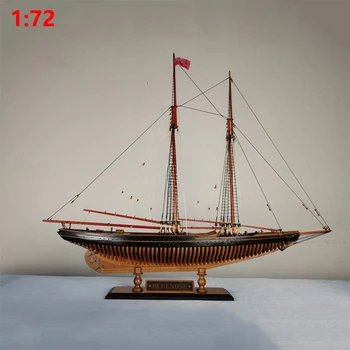Plin de Coaste Nava Macheta 1/72 BLUENOSE DIY Simulare de Lemn Corabie Model de Kit de Asamblare Jucărie Cadou de Colectie