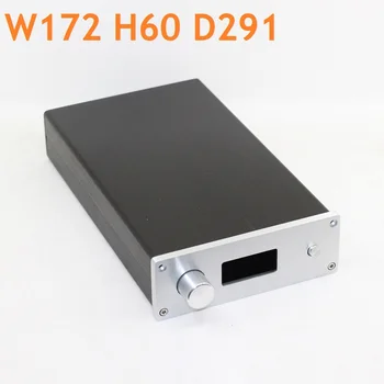 Aluminiu Amplificator de Putere Șasiu Pentru Controlul de la Distanță Sistemul de Preamp Caz Amplifica Decodare DIY Cabina de W172 H60 D291 Casti AMP