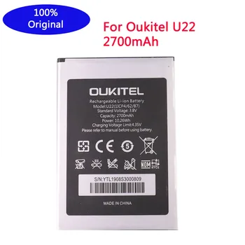 De înaltă Calitate Oukitel U22 2700mAh Baterie de Rezervă Pentru Oukitel U22 Telefon Mobil Inteligent de Înlocuire Baterii Reîncărcabile Baterii