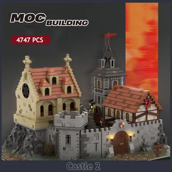 UCS Medieval Modulul Arhitectura Castelului Moc Blocuri Tehnologie Caramizi Creative de Colectare de Jucarii pentru Copii Cadouri