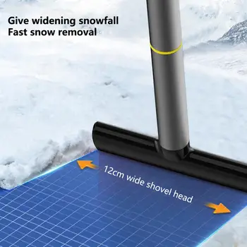 Multifuncțional Racletă de Gheață Non-zgarieturi Compact Auto Dezghețarea Parbrizului Lopata de Înaltă rezistență Lopată de Zăpadă pentru Casa