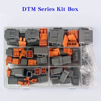 1/5/10 Cutii Deutsch DTM Seria Kit de Instrument de Reparare Cutie DTM06-2/3/4/6/8/12S DTM04-2/3/4/6/8/12P Auto Sigilate Plug Cu Terminal