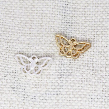 5PCS DIY Vintage Fluture Farmec Pandantiv Femei Argint Aur Simplu Boho Bijuterii Insecte Elegant Delicat Colier Guler Collier