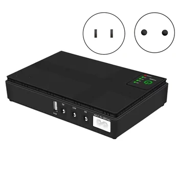 1 Set sursă de Alimentare Neîntreruptibilă Mini UPS USB 10400Mah Baterie de Rezervă Pentru Router Wifi CCTV (Plug SUA)