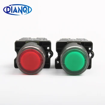 XB2-EW3361 XB2-EW3462 1NO/1NC Moment de auto-Reset rosu/verde 1direct tip iluminate comutator buton 22mm
