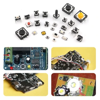 Esențial 250PCS Tactile Comutatoare cu Buton de Apăsare Micro Tact Switch-uri Trebuie Să dispună de Electronică și Scaune de Masaj