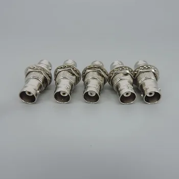 2 buc 5 buc BNC la BNC Female drept Conector Jack plug Socket Surub Montare pe Panou Panel Șasiu Adaptor Coaxial
