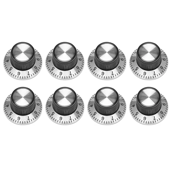 8 X Potențiometru Oală de Metal Buton Cu 0-9 placă Turnantă Pentru Axul de prindere de 6Mm Buton de Promovare