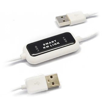 USB 2.0 KM Link-ul de pe un PC pe SMART KM LINK-ul de Cablu ABS SMART KM de Cablu de Date Transfer de Fișiere USB Comutator